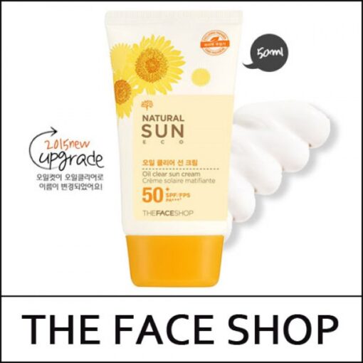 Kem chống nắng cho da dầu Nature Sun Eco The Face Shop Hàn Quốc