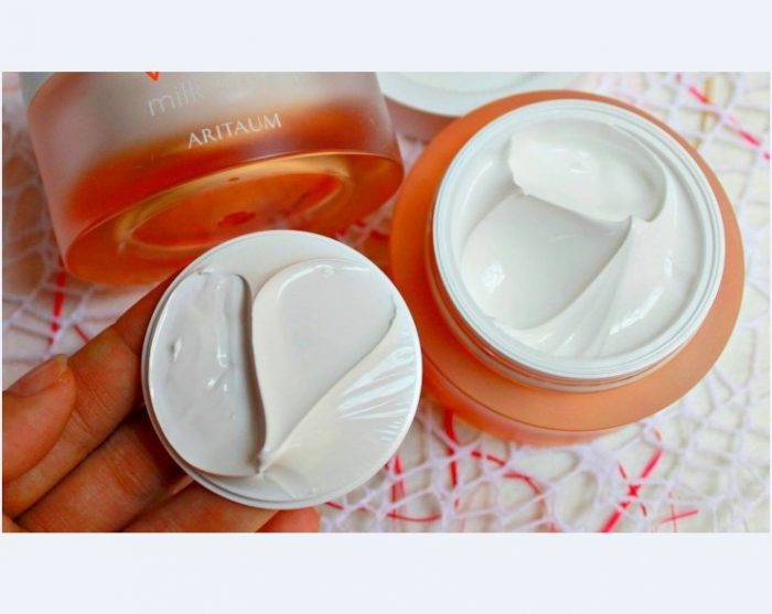 Kem dưỡng trắng Vita Milk Cream Aritaum mềm min da Hàn Quốc