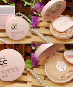 Kem nền CC cream Aura Color Control của The Face Shop