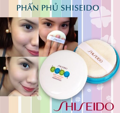 Phấn không chì kiềm dầu Baby Shiseido Nhật Bản