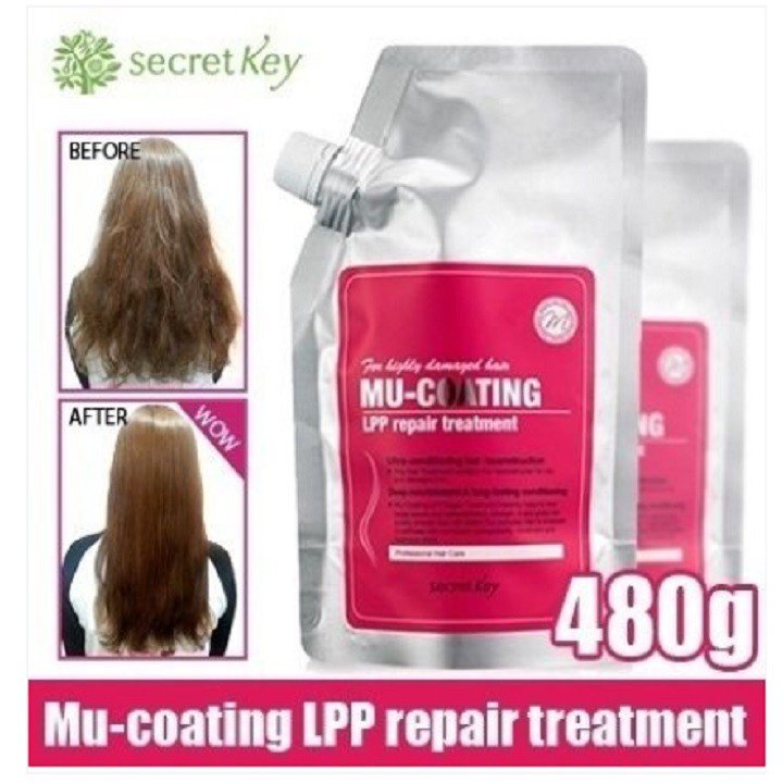 Ủ tóc phục hồi hư tổn Secret Key Mu-Coating LPP Repair Treatment