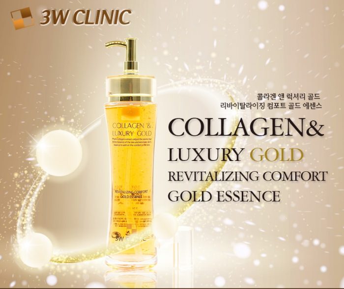 Tinh chất dưỡng da Collagen & Luxury Gold cao cấp 3w Clinic