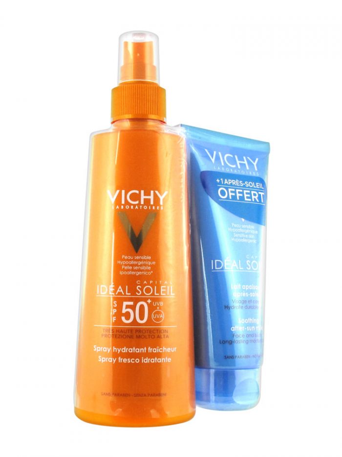 Kem chống nắng dạng xịt Vichy Ideal Soleil SPF 50 200ml