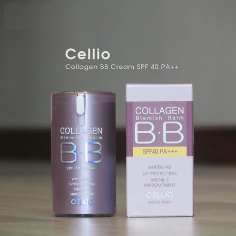 Kem nền Cellio Collagen Blemish Balm B.B SPF 40 PA+++