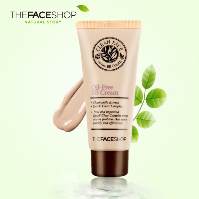 Kem nền The Face Shop Clean Face oil control bb cream 35ml