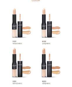 kem che khuyet diem 2 dau the face shop concealer dual veil3
