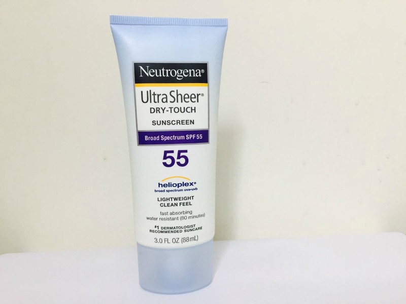 Káº¿t quáº£ hÃ¬nh áº£nh cho Kem chá»ng náº¯ng Neutrogena Ultra Sheer Dry Touch Sunscreen SPF 55