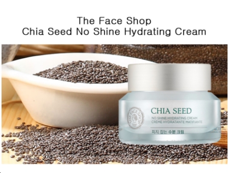 Kem Dưỡng Ẩm Chia Seed No Shine Hydrating Cream TheFaceShop