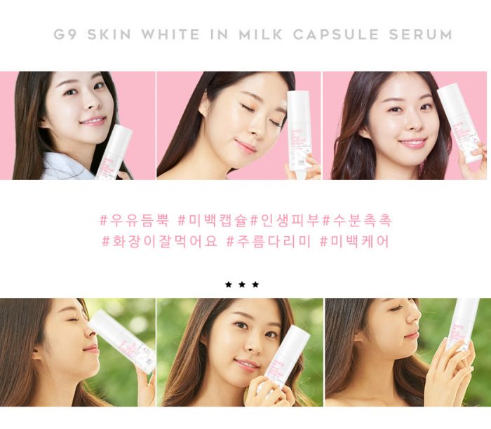 Serum dưỡng da G9 Skin White In Milk Capsule Serum 