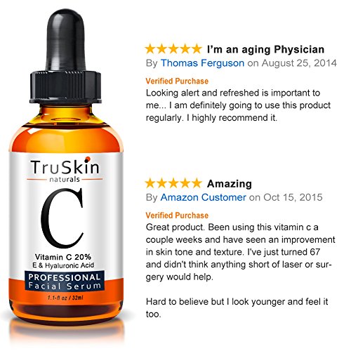 TruSkin Naturals Vitamin C 20% E & Hyaluronic Acid
