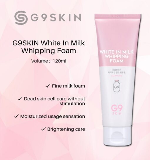 Sữa rửa mặt trắng da G9 Skin