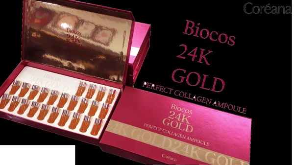 Tinh Chất Biocos 24k Gold Perfect Collagen Ampoule