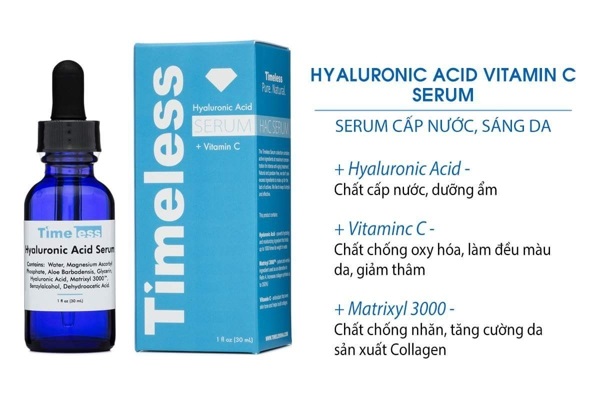 Tinh chất Timeless Vitamin C Hyaluronic Acid Serum