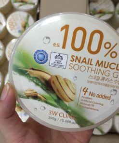 gel duong da oc sen 3w clinic snail mucus soothing gel 2