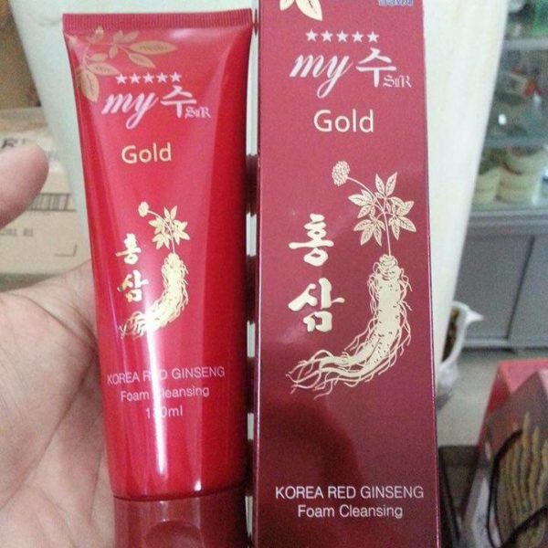 Sữa rửa mặt sâm đỏ My Gold Hàn Quốc 