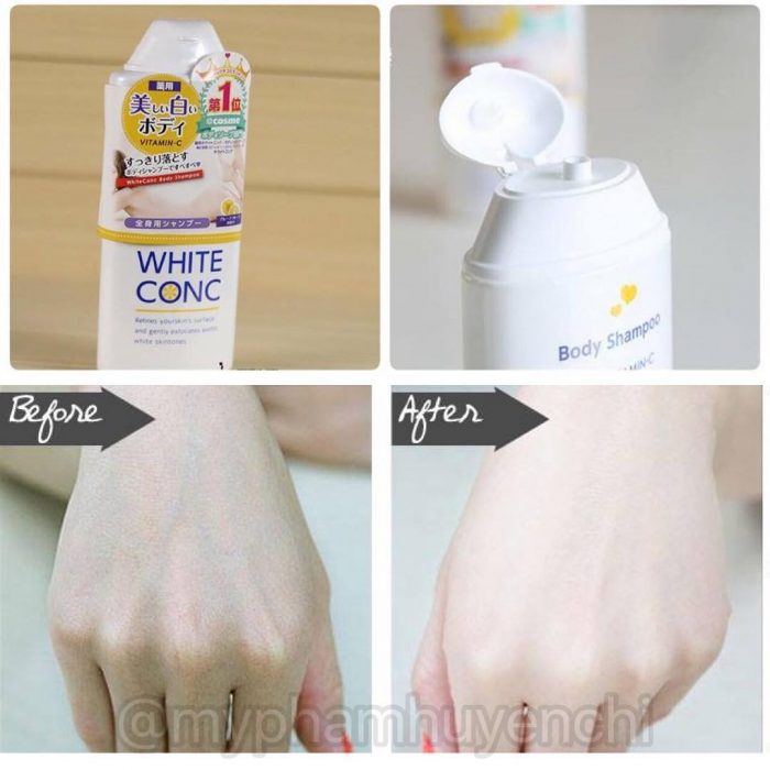 Sữa tắm trắng da White Conc Body Vitamin C 