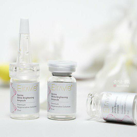 Serum tế bào gốc Elravie Derma White Brightening Ampoule