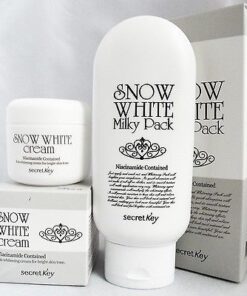 kem tam trang mat va body snow white milky pack face body 1