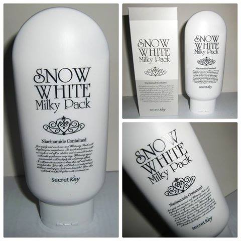 Kem Tắm trắng Snow White Milky Pack Secret Key Face & Body