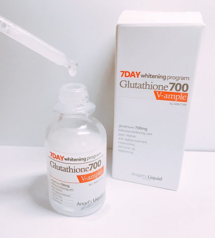 Huyáº¿t Thanh Tráº¯ng Da 7 Day Whitening Program Glutathione 700 V-Ample
