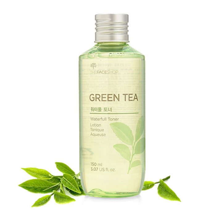 Nước hoa hồng The Face Shop Green Tea Waterfull Toner