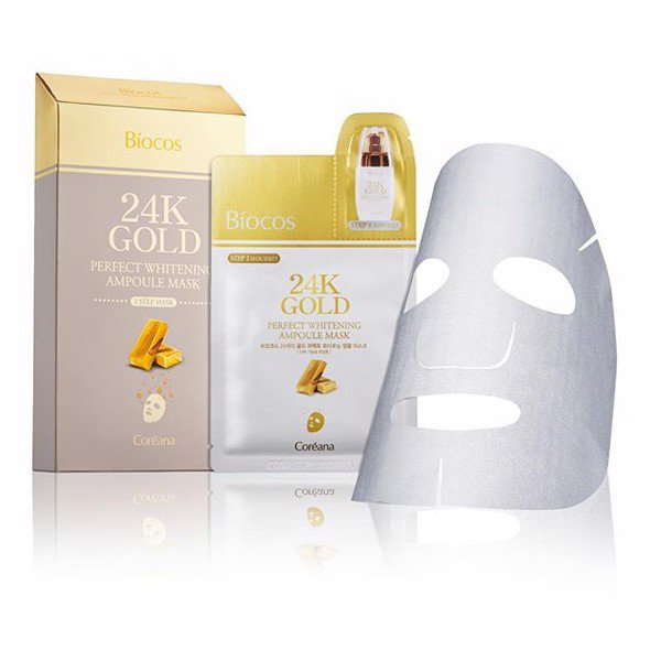 Mặt Nạ Vàng Biocos 24k Gold Perfect Ampoule & Mask