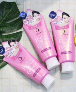 sua rua mat chong lao hoa senka perfect whip collagen in 2