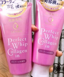 sua rua mat chong lao hoa senka perfect whip collagen in 3
