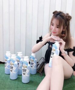 sua tam hokkaido milk whitening aha shower cream 7