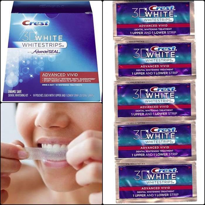 Miếng dán trắng răng Crest 3D White Brilliance Supreme FlexFit