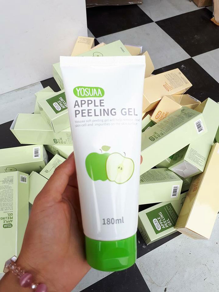 tay da chet kiem soat dau yosuaa peeling gel 180ml 7