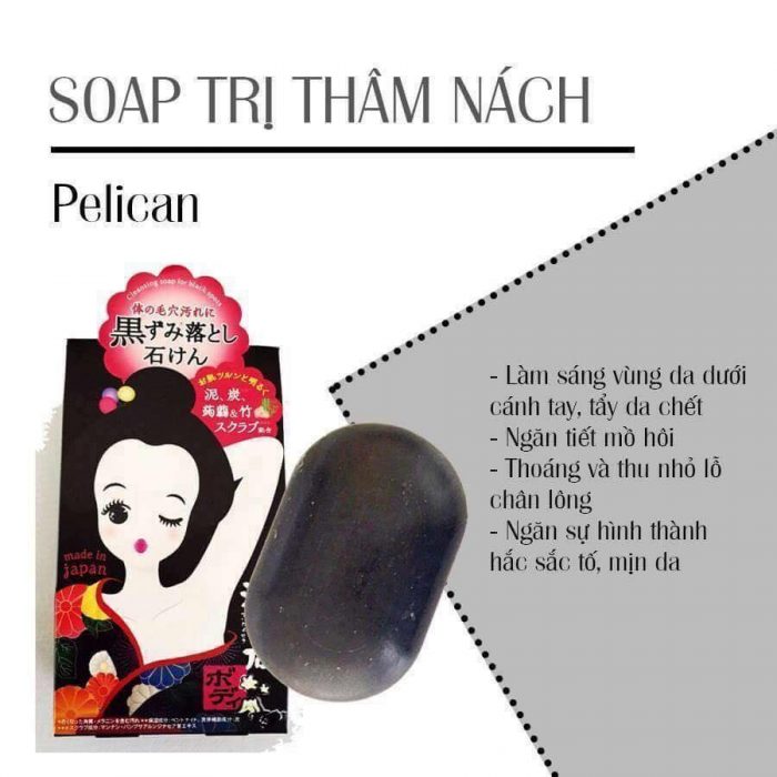 Xà Phòng Trị Thâm Pelican Cleansing Soap For Black Spots