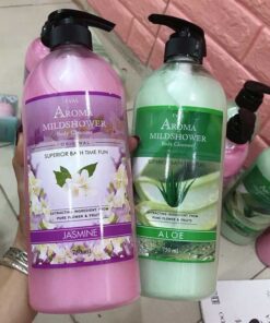 sua tam trang da huong nuoc hoa aroma evas 4