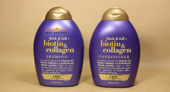 Bộ dầu gội - xả kích thích mọc tóc Biotin & Collagen 385ml của Mỹ
