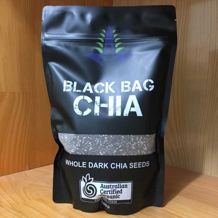 Hạt chia Úc Black Bag CHIA whole Dark Chia Seeds