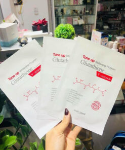Mặt Nạ Tone Up Whitening Program Glutathione V-Ampoule