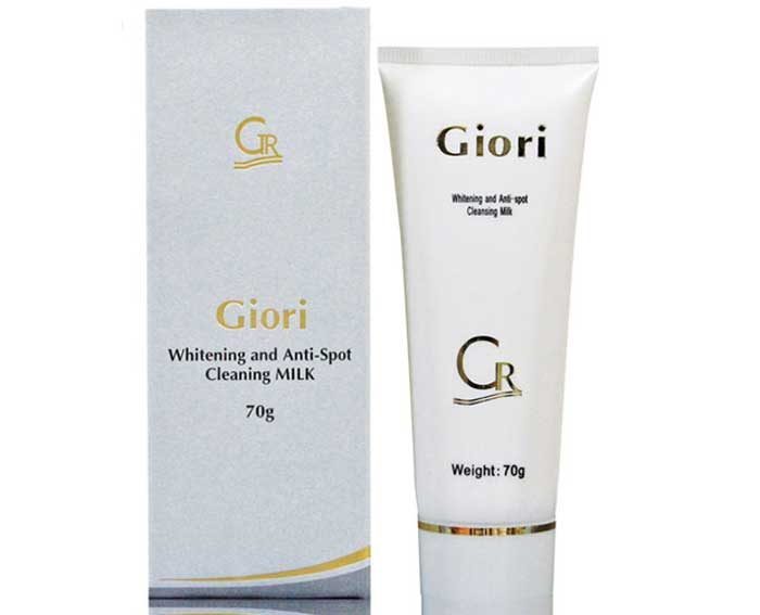 Sửa rửa mặt Giori whitening anh anti spot cleaning milk