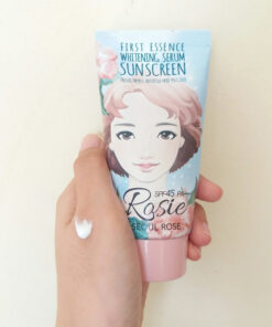 kem chong nang seoul rose rosie first essence whitening serum 4