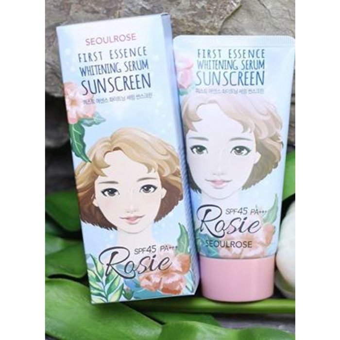 Kem chống nắng Seoul Rose Rosie First Essence Whitening Serum Sunscreen