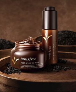 kem duong da tinh chat tra den innisfree black green tea cream 30ml 7
