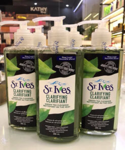 sua rua mat cho da dau mun st ives clarifying clarifiant green tea cleanser 2