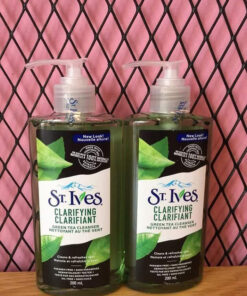 sua rua mat cho da dau mun st ives clarifying clarifiant green tea cleanser 3