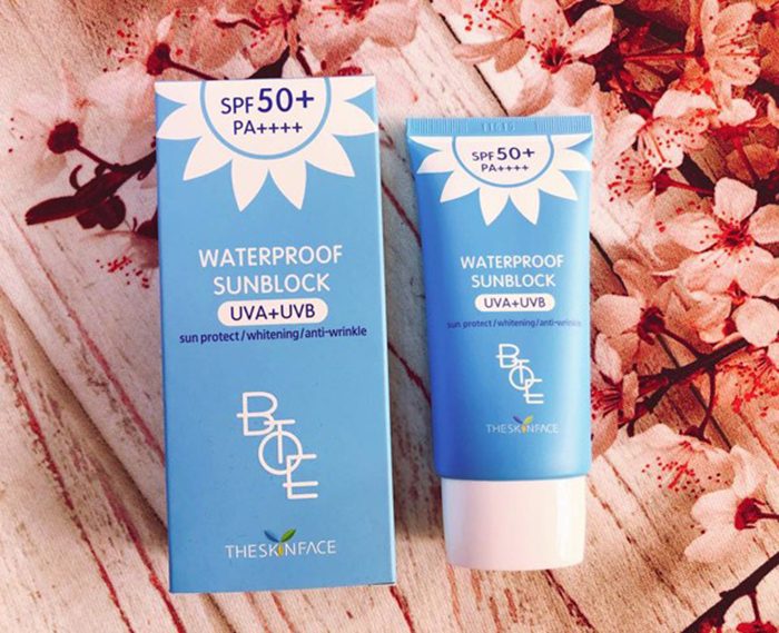 Kem Chống Nắng The Skin Face Bote WaterProof SunBlock SPF50+ PA++++