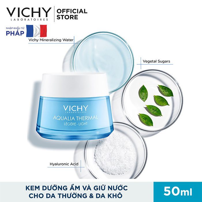 Kem Dưỡng Ẩm Vichy Aqualia Thermal Light Rehydrating Cream