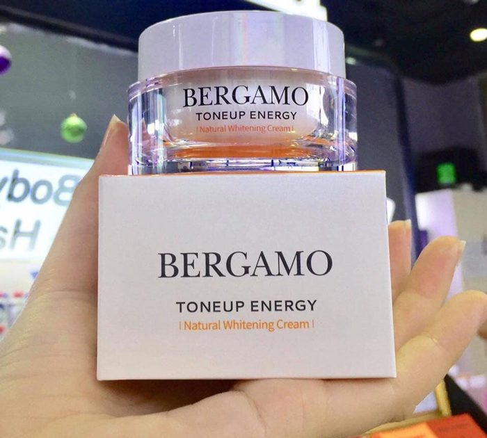 Kem Bergamo Tonerup Energy Natural Whitening Cream