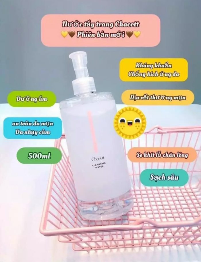 Nước tẩy trang Chacott for Professionals Cleansing Water
