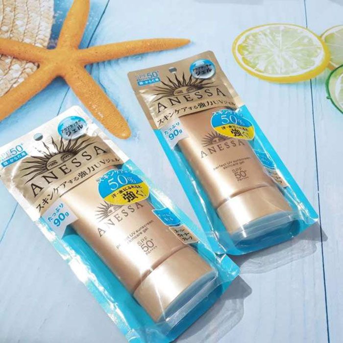 Kem Chống Nắng Anessa Perfect UV Sunscreen Skincare Gel SPF 50+ PA++++