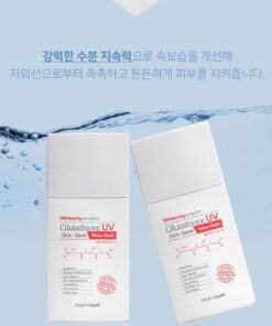 kem chong nang angels liquid glutathione uv skin save long lasting spf50pa6