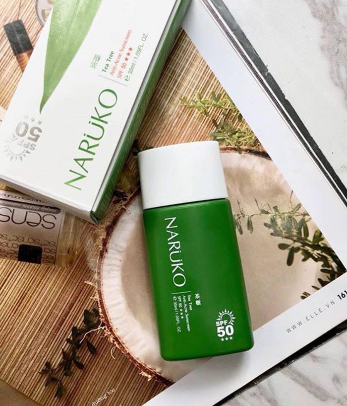 Kem Chống Nắng Naruko Tea Tree Anti–Acne Sunscreen SPF50 PA+++