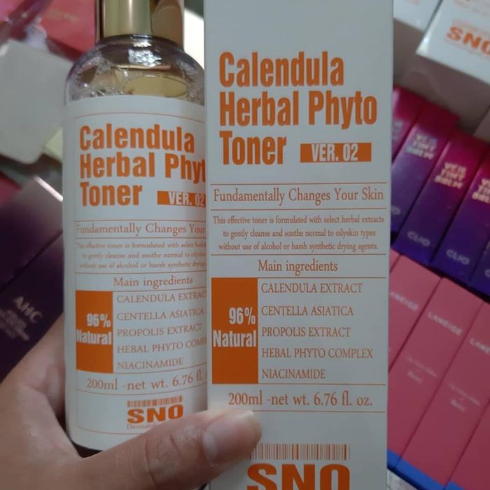 SNO Calendula Herbal Phyto Toner